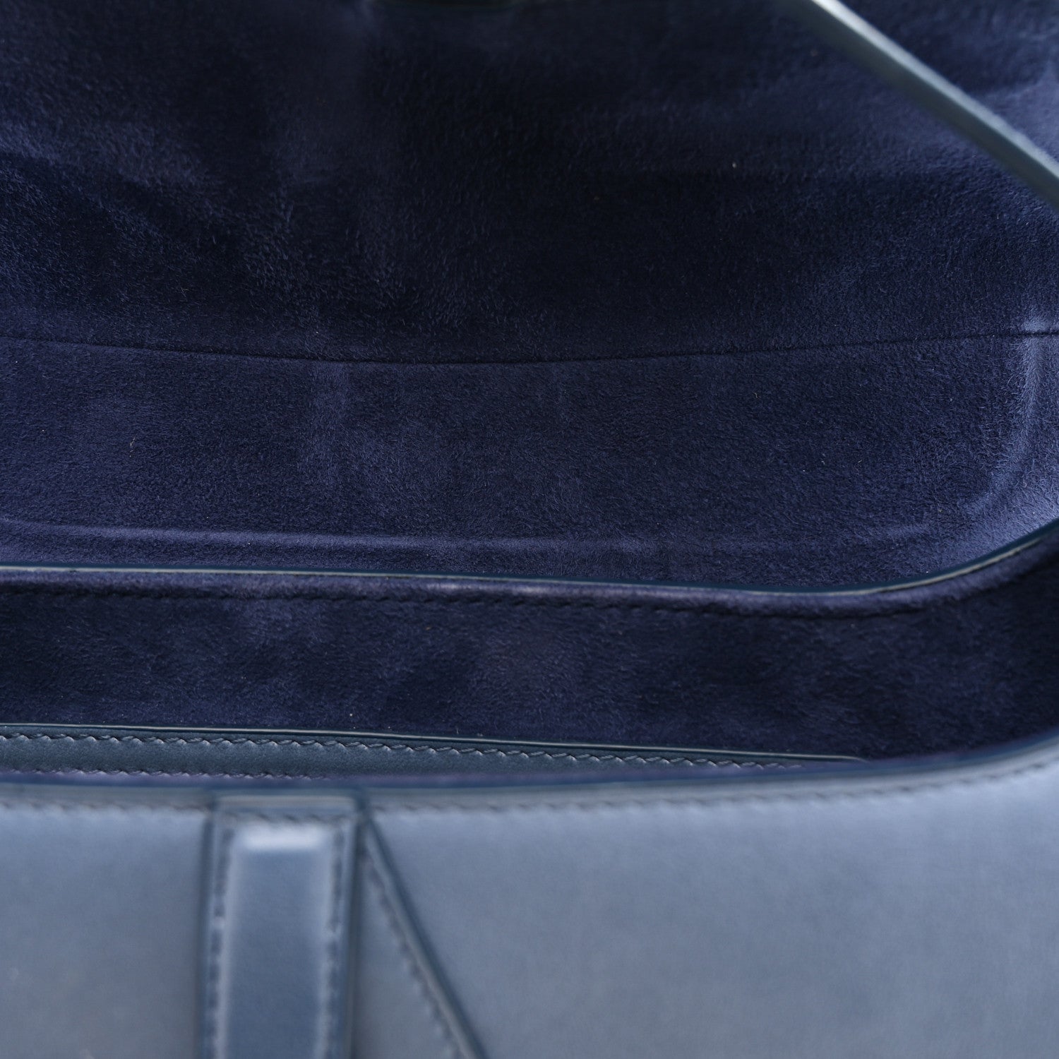 Christian Dior Calfskin Gradient Saddle Bag Indigo Blue 11 of 12
