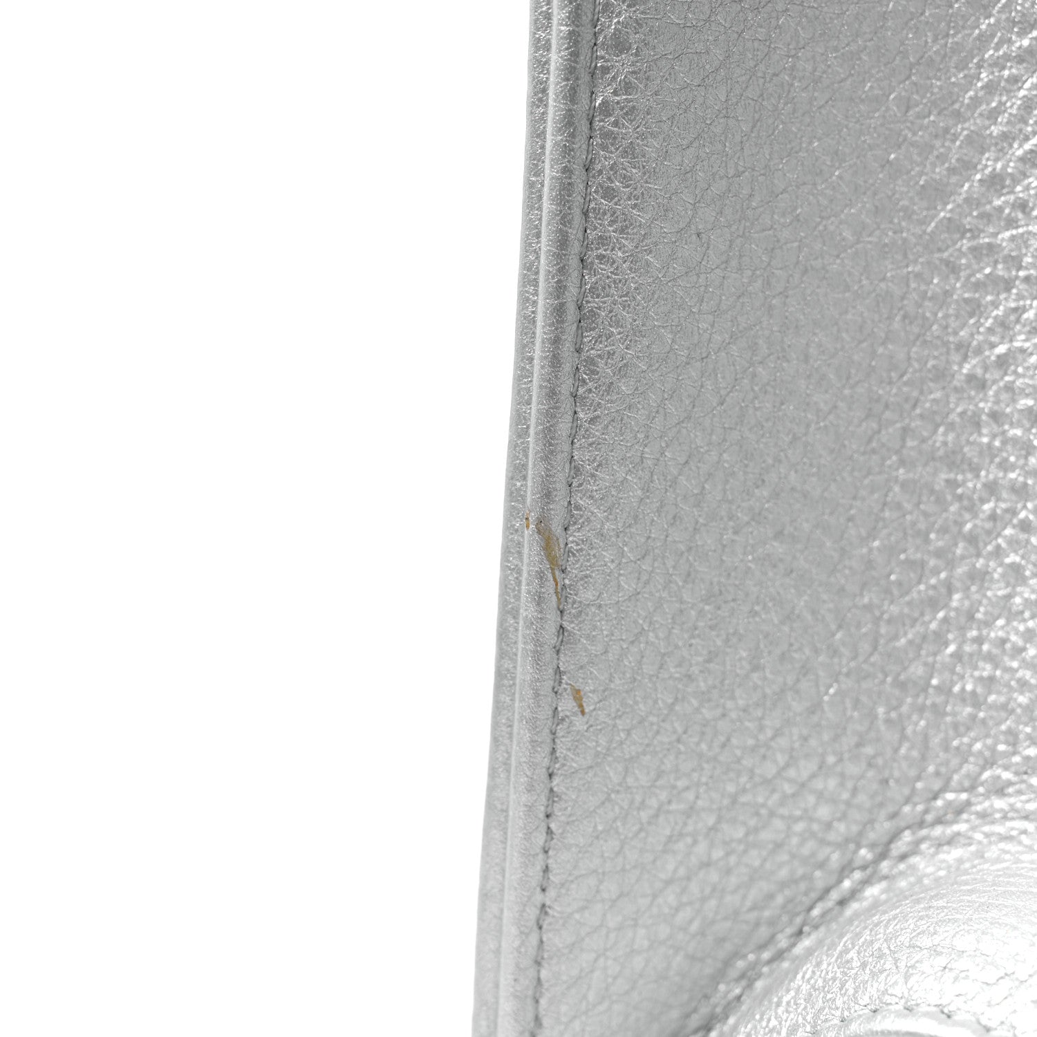 Christian Dior Metallic Grained Calfskin Medium Diorama Flap Bag Silver 11 of 12