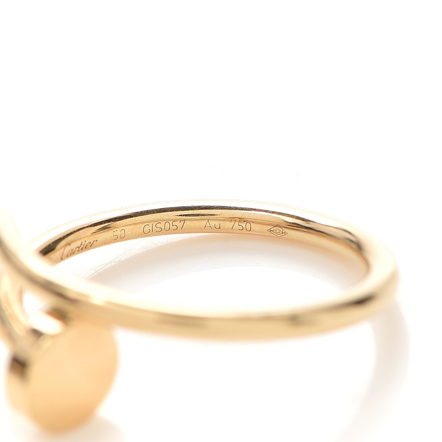 Cartier 18K Yellow Gold Small Juste Un Clou Ring 50 5.25 5 of 6