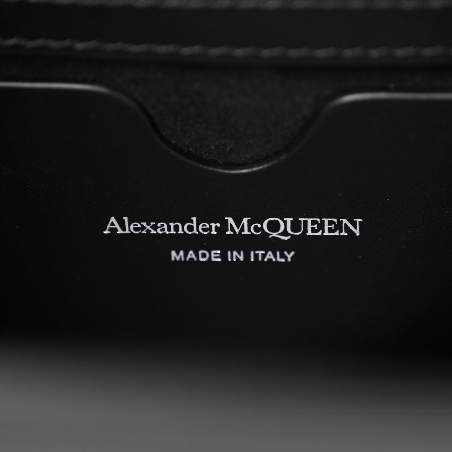 Alexander McQueen Calfskin Knuckle Crossbody Black 6 of 9