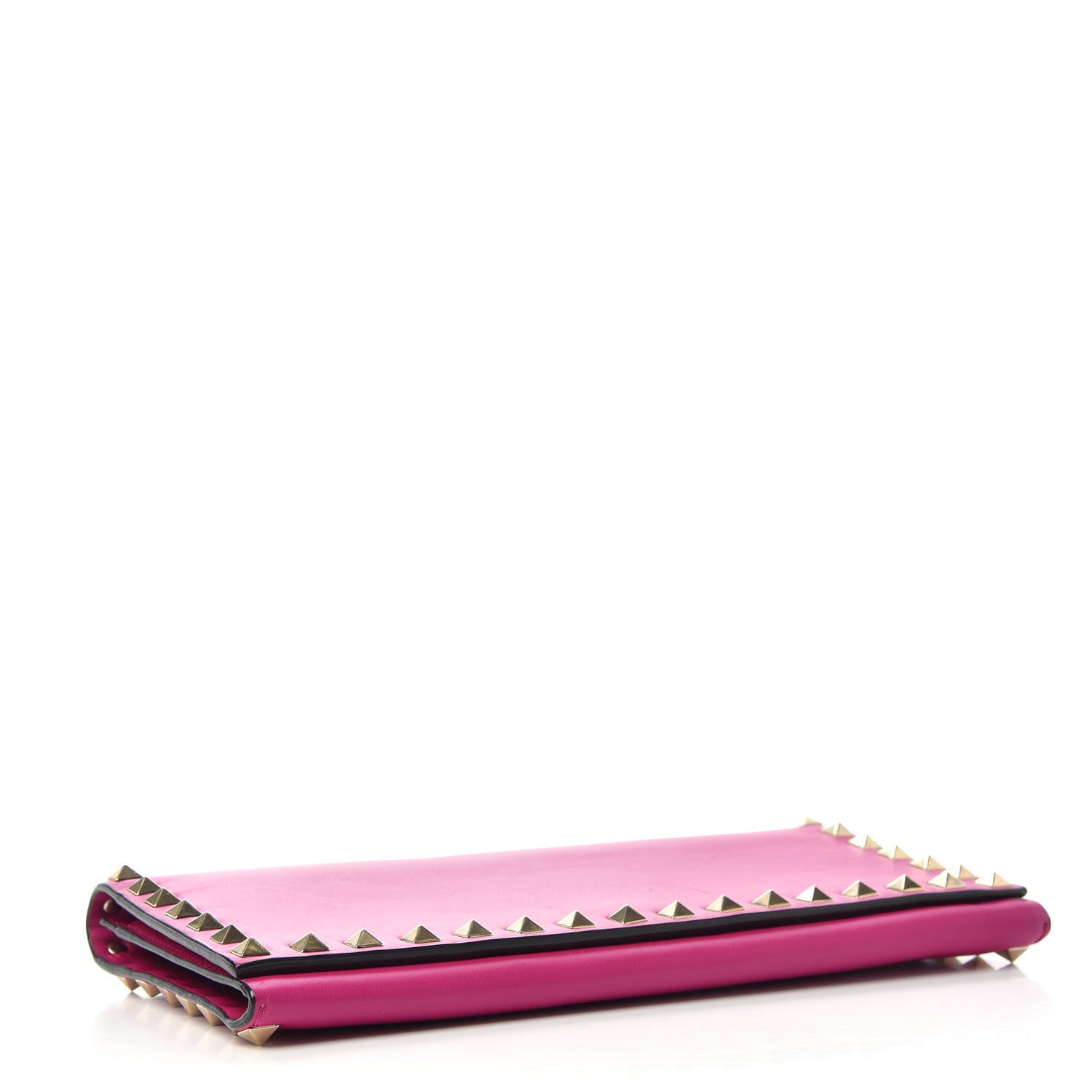 Valentino Garavani Nappa Rockstud Clutch Fuxia 5 of 9