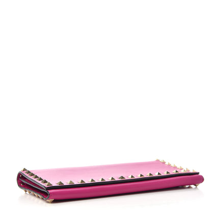 Valentino Garavani Nappa Rockstud Clutch Fuxia 5 of 9