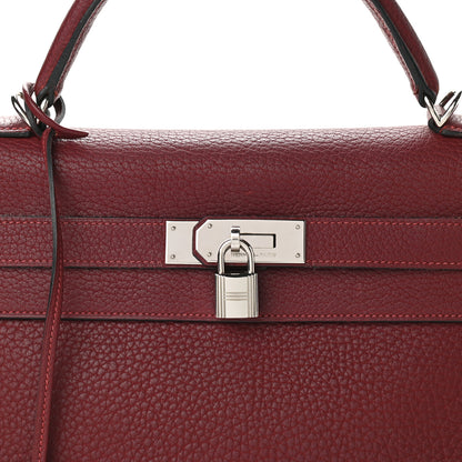Hermes Fjord Kelly Retourne 40 Rouge H 8 of 31