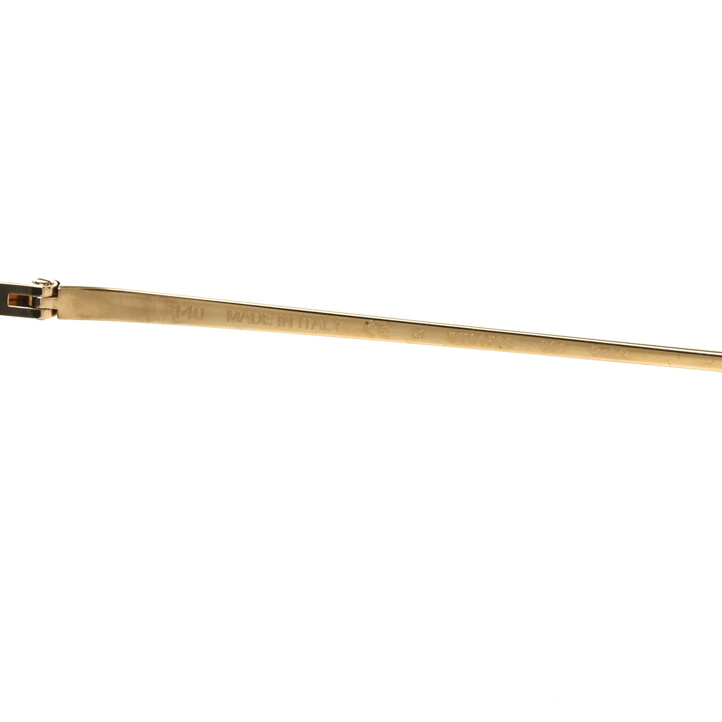 Panthere De Cartier Sunglasses CT0150S Black Gold