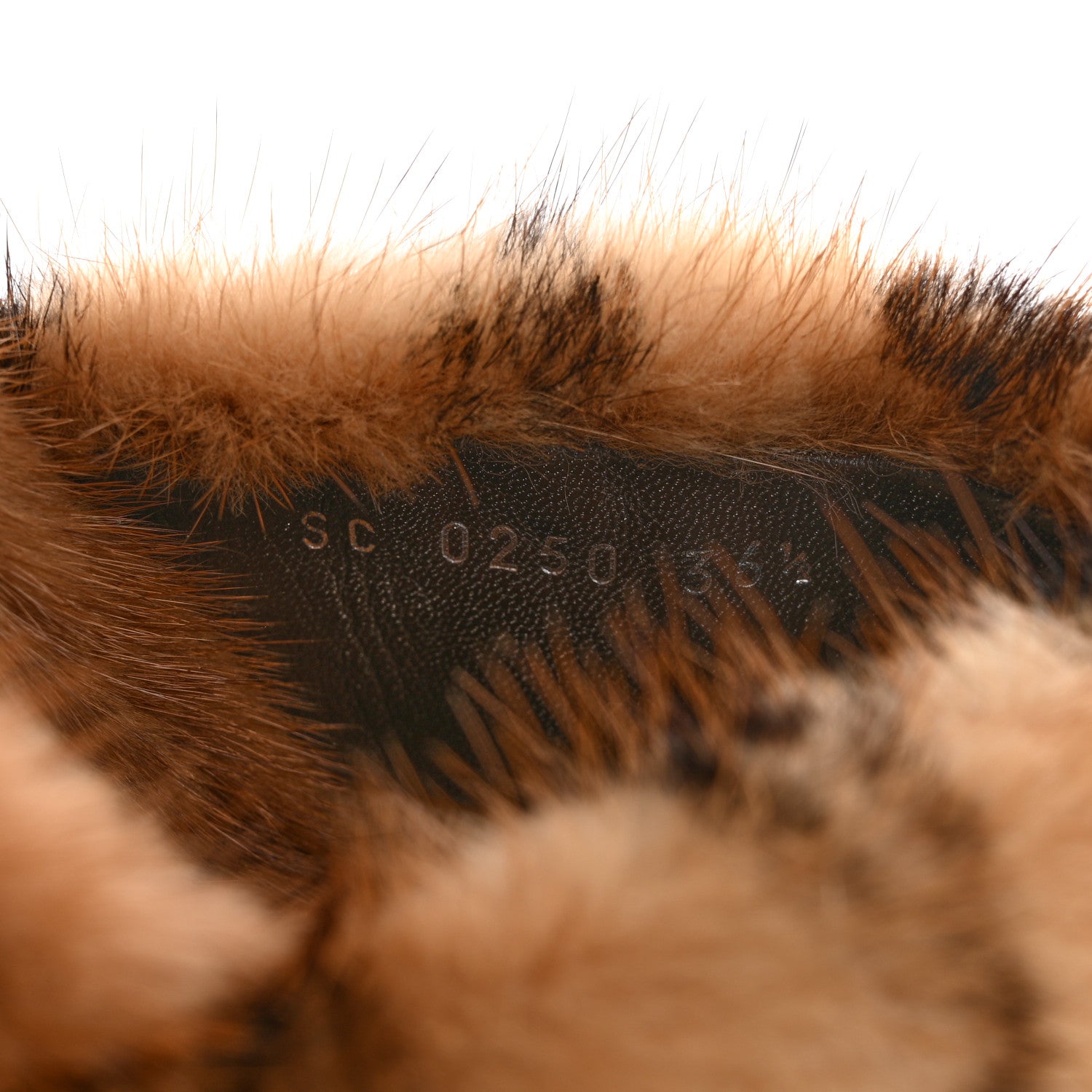 Louis Vuitton Mink Fur Bom Dia Slippers 36.5 Cognac 8 of 8