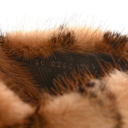 Louis Vuitton Mink Fur Bom Dia Slippers 36.5 Cognac 8 of 8