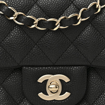 Chanel Caviar Quilted Mini Square Flap Black 8 of 10