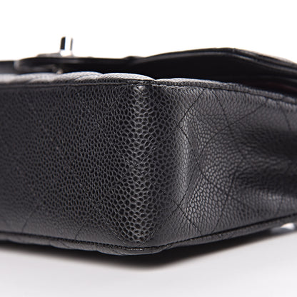 Chanel Caviar Quilted Small Double Flap Black 9 of 10