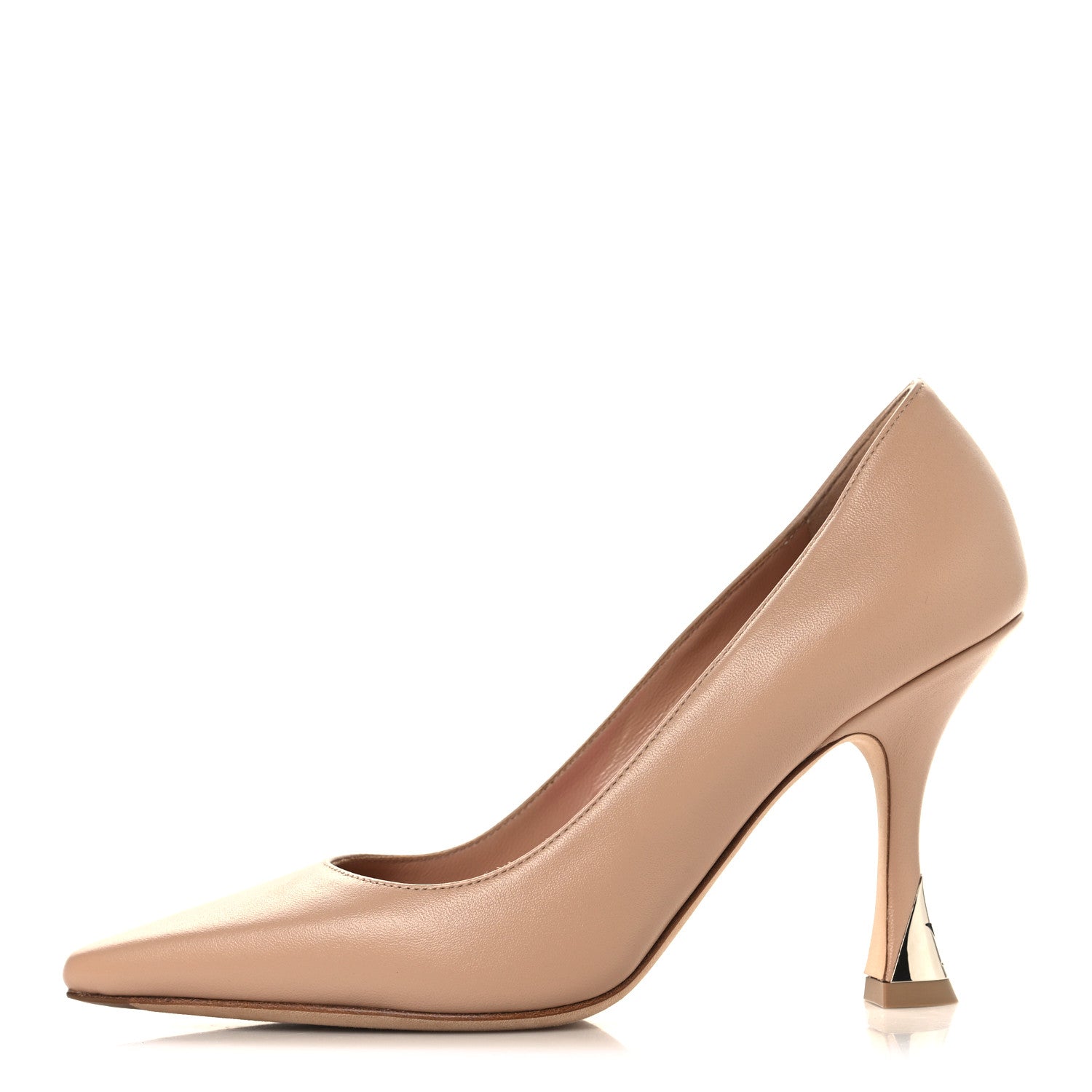 Louis Vuitton Lambskin Sparkle Pumps 35 Nude 1 of 8