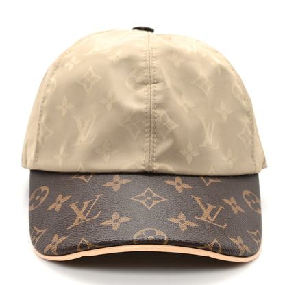 Louis Vuitton Polyester Silk Monogram LV Get Ready Cap L Beige 3 of 9