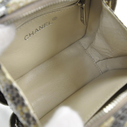 Chanel Python Mini Shoulder Bag Beige 6 of 9