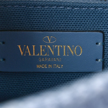 Valentino Garavani Knit Medium Roman Stud Shoulder Bag Niagara 6 of 8