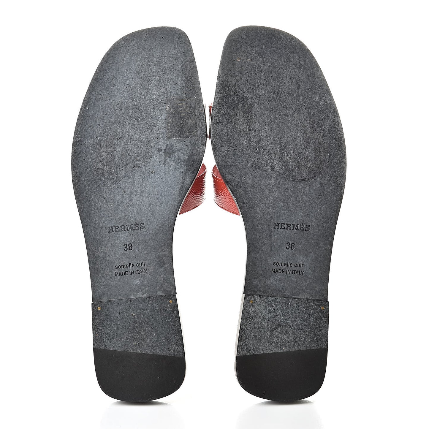 Patent Epsom Oran Sandals 38 Jasper Rouge