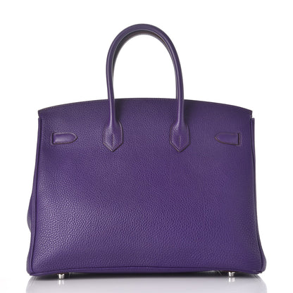 Hermes Togo Birkin 35 Iris 4 of 26
