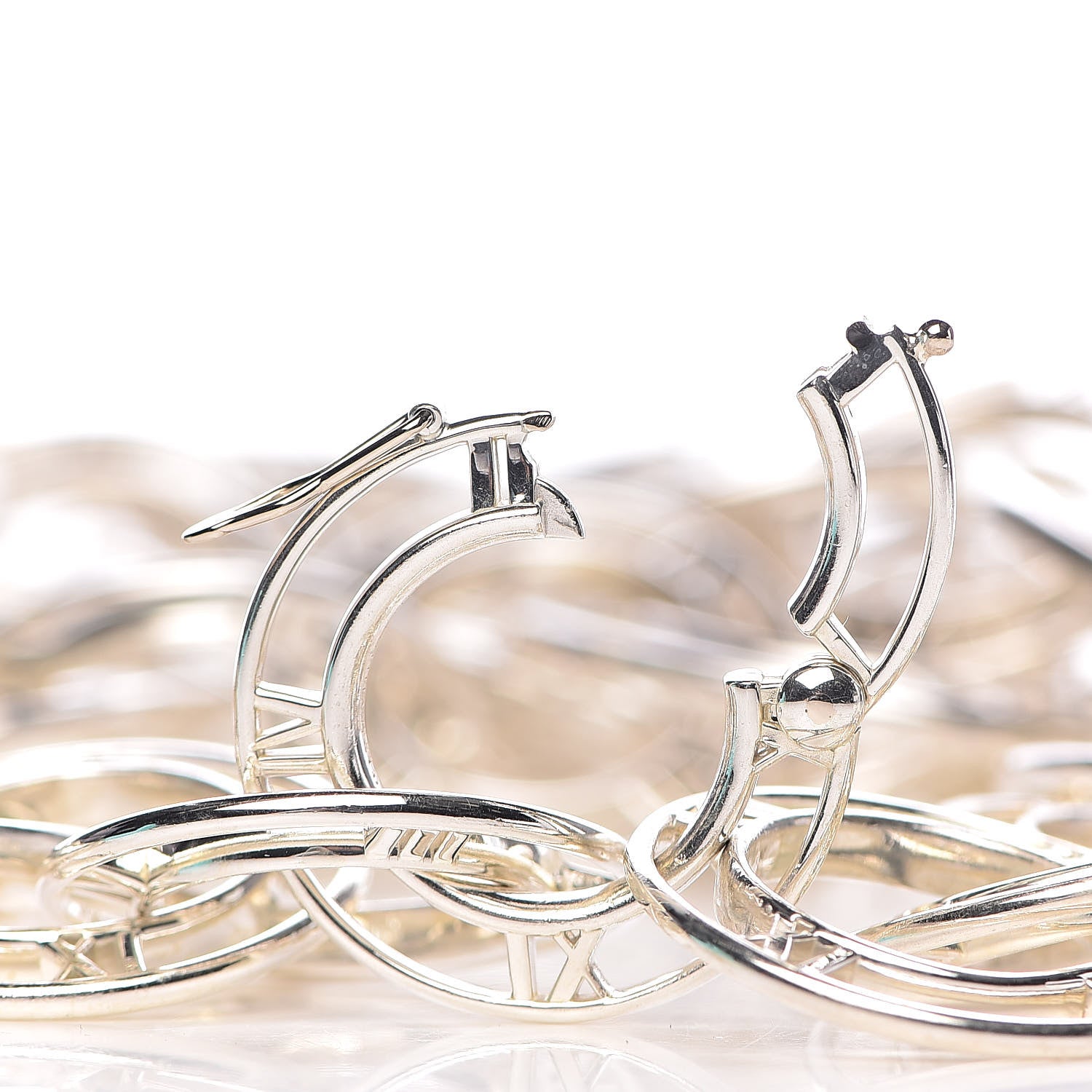 Tiffany Sterling Silver Atlas Link Necklace 4 of 5