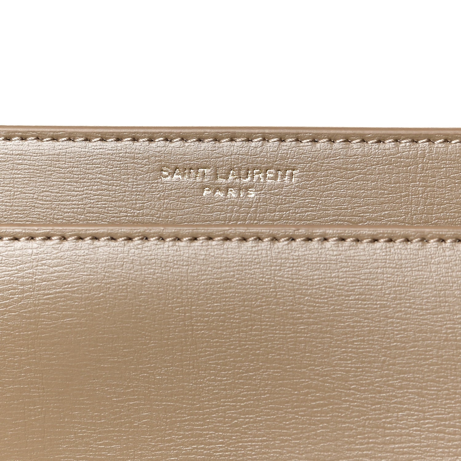 Saint Laurent Calfskin Medium Monogram Sunset Dark Beige 6 of 14