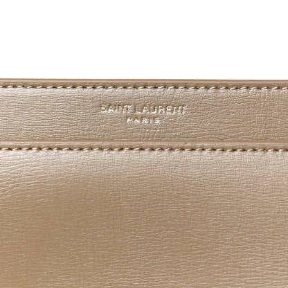 Saint Laurent Calfskin Medium Monogram Sunset Dark Beige 6 of 14