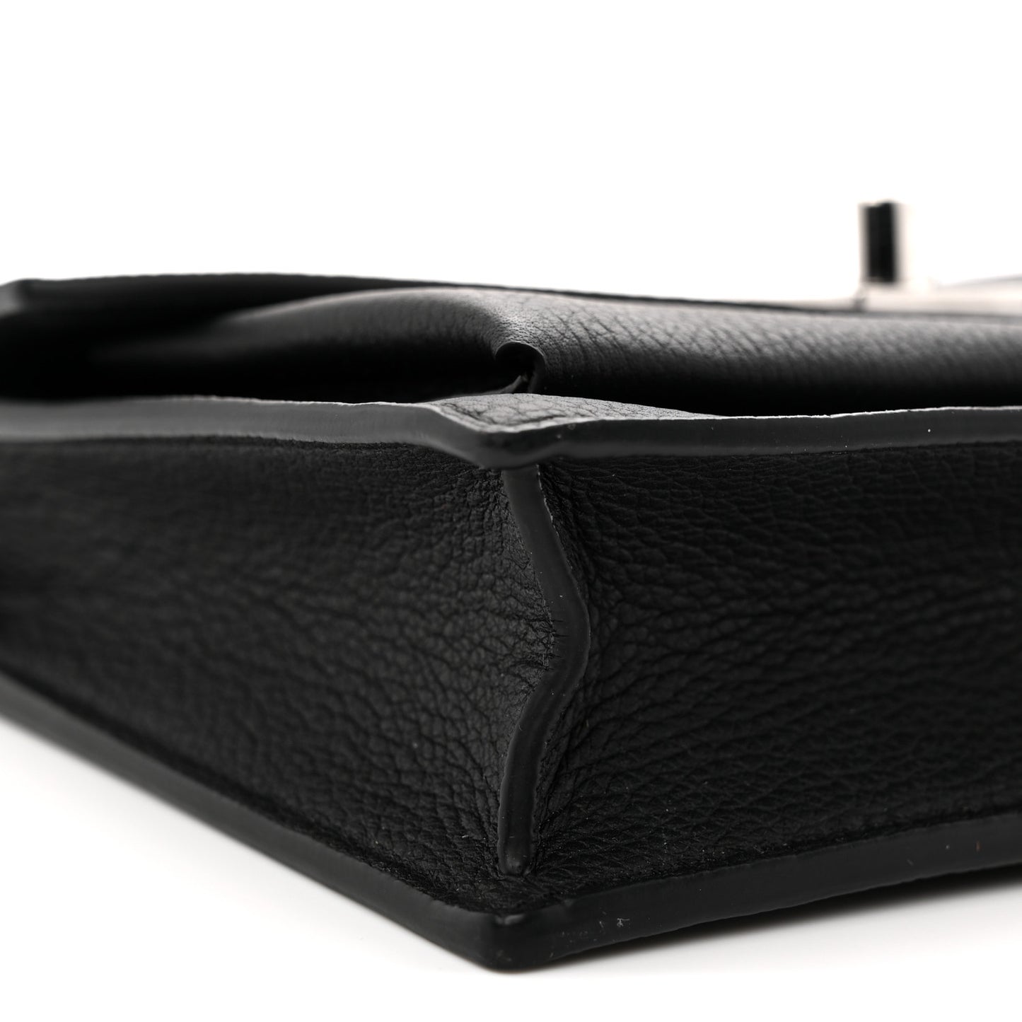 Soft Calfskin My Lockme Chain Pochette Black