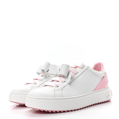Louis Vuitton Time Out Bow Sneakers 41 White Pink 3 of 8