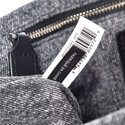 Marc Jacobs Denim Patchwork Paradise Biker Courier Bag Black 14 of 18