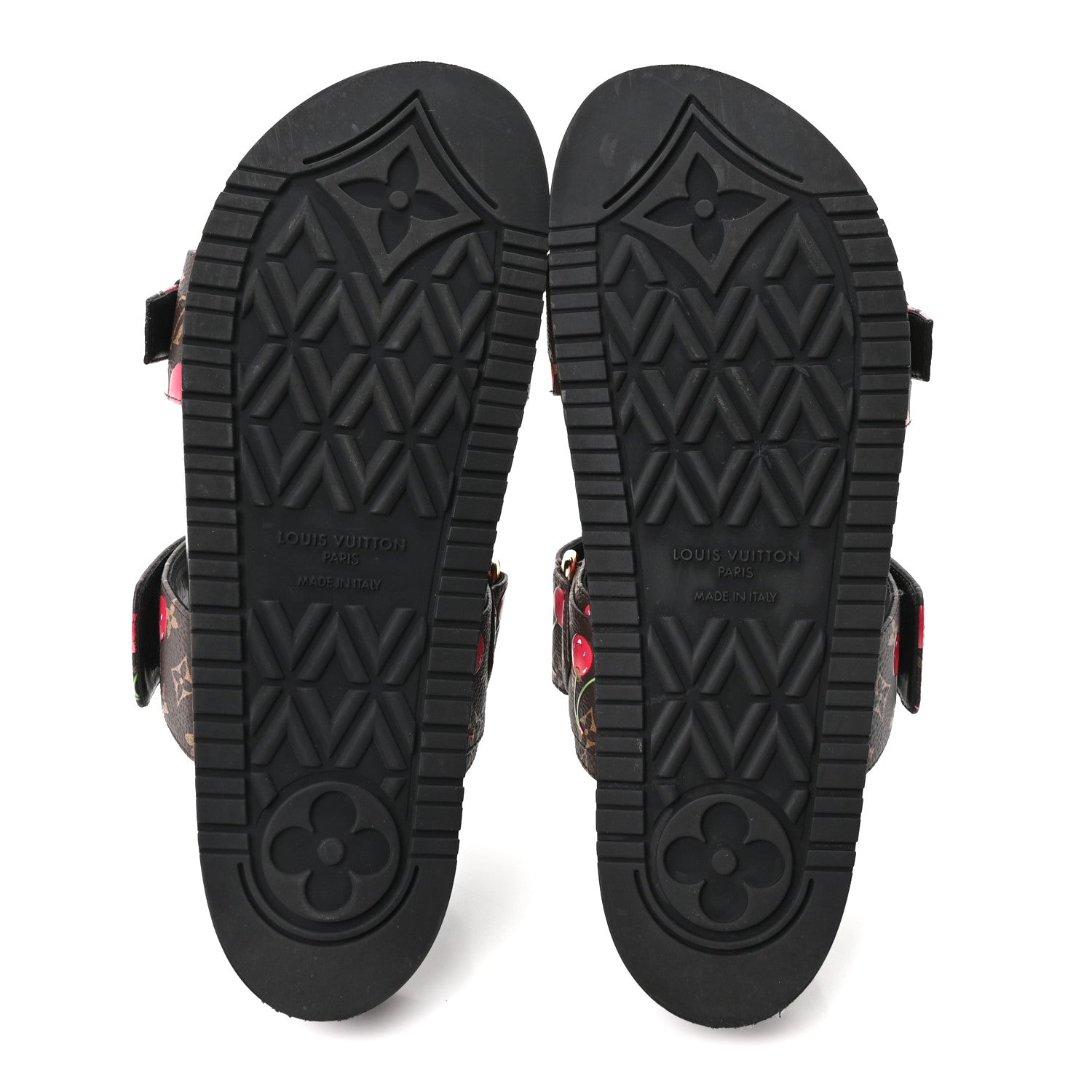 Louis Vuitton LV X TM Monogram Cerises Bom Dia Comfort Mule Sandals 39 6 of 10
