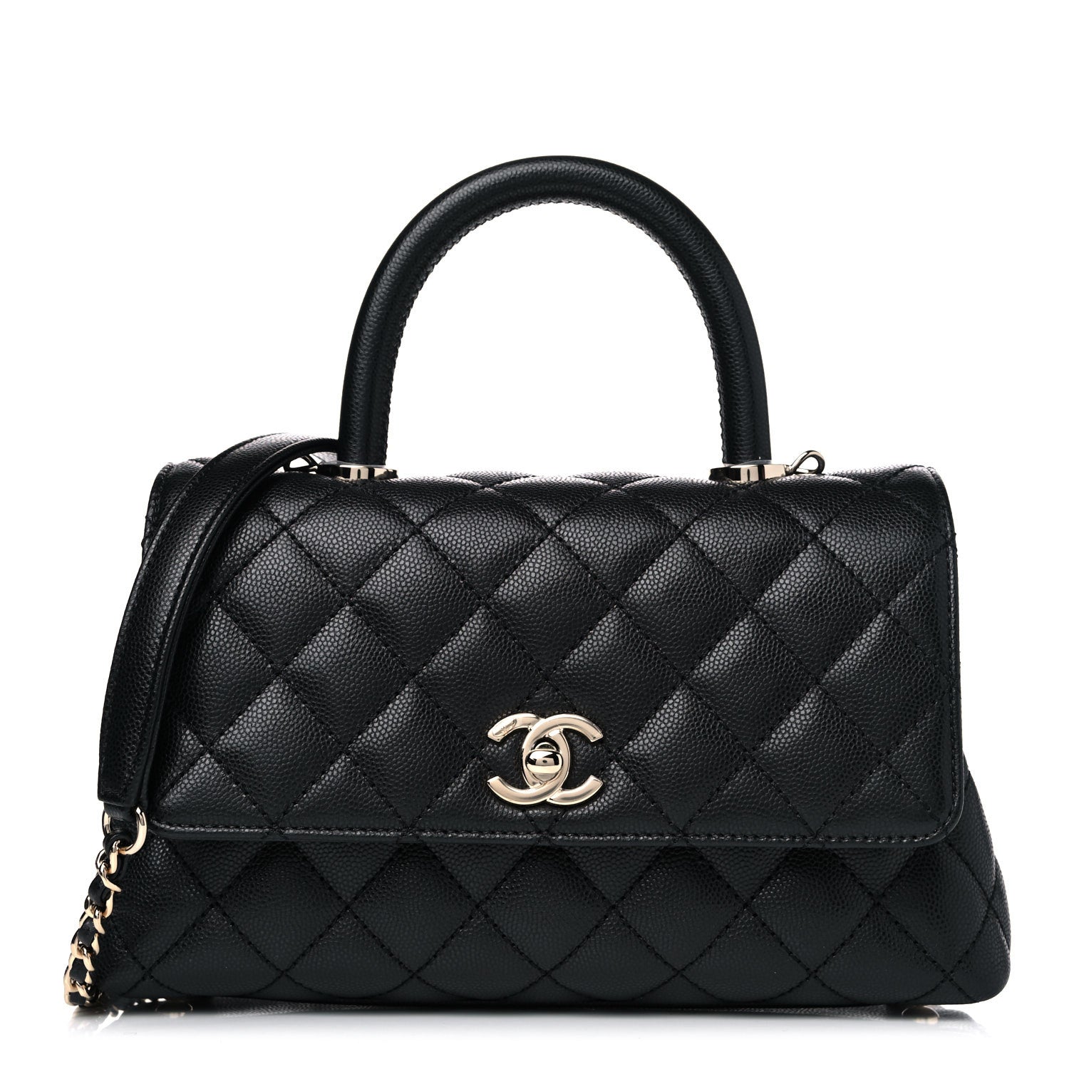 Chanel Caviar Quilted Mini Coco Handle Flap Black 1 of 10