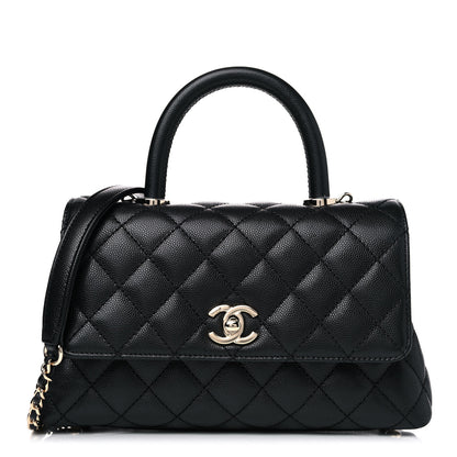 Chanel Caviar Quilted Mini Coco Handle Flap Black 1 of 10