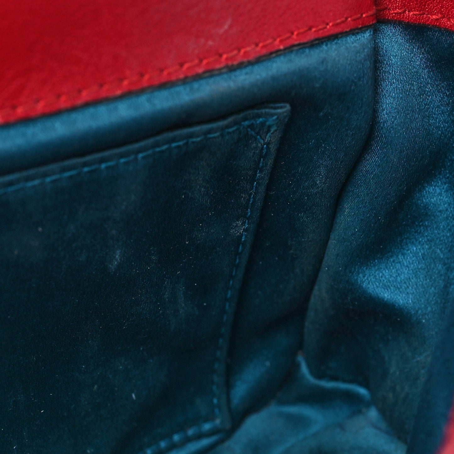 Velvet Matelasse Mini GG Marmont Shoulder Bag Hibiscus Red