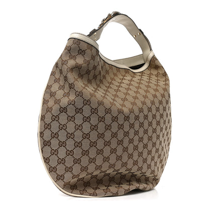 Gucci Monogram Large Wave Hobo Off White 3 of 10
