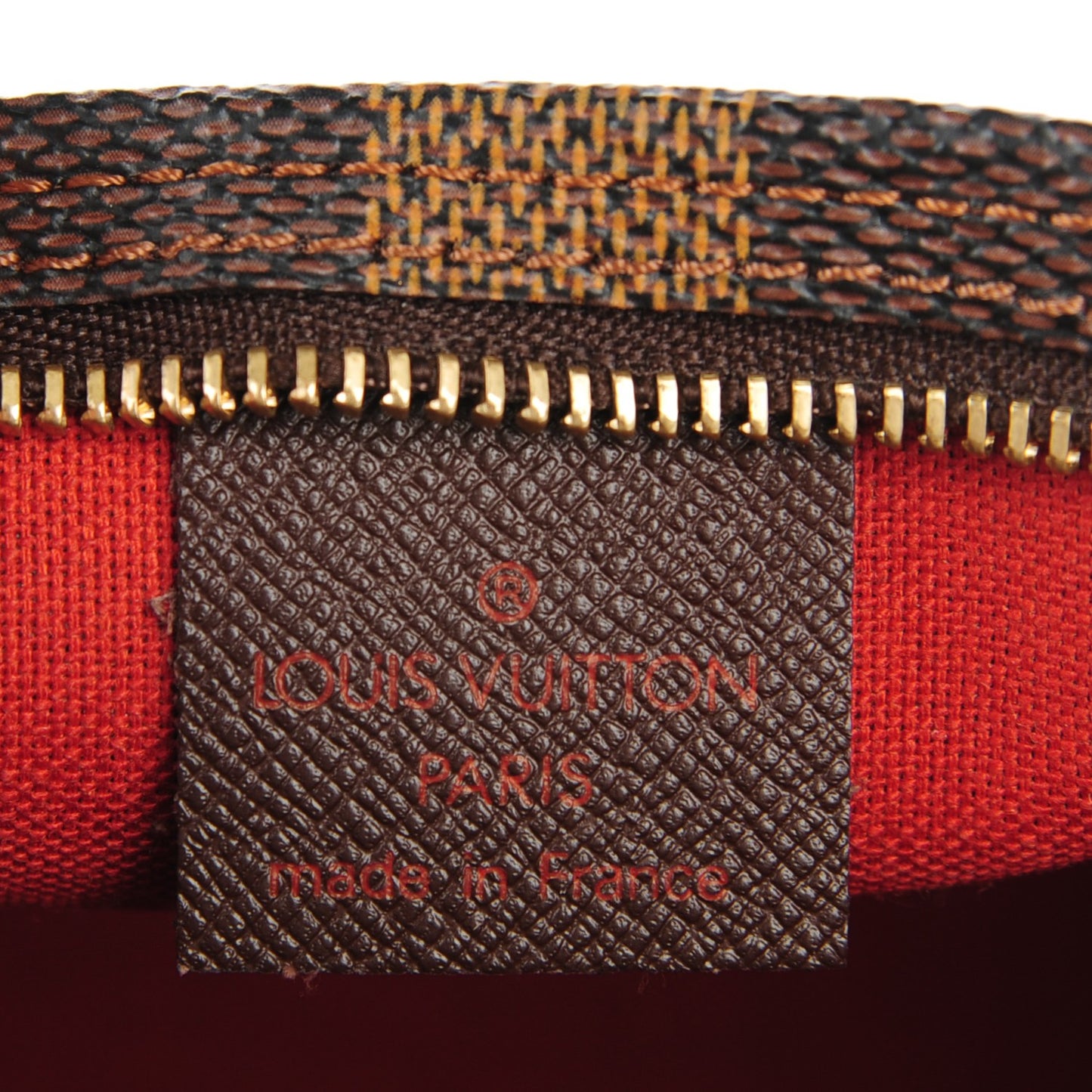 Damier Ebene Trousse Make Up Bag Pochette
