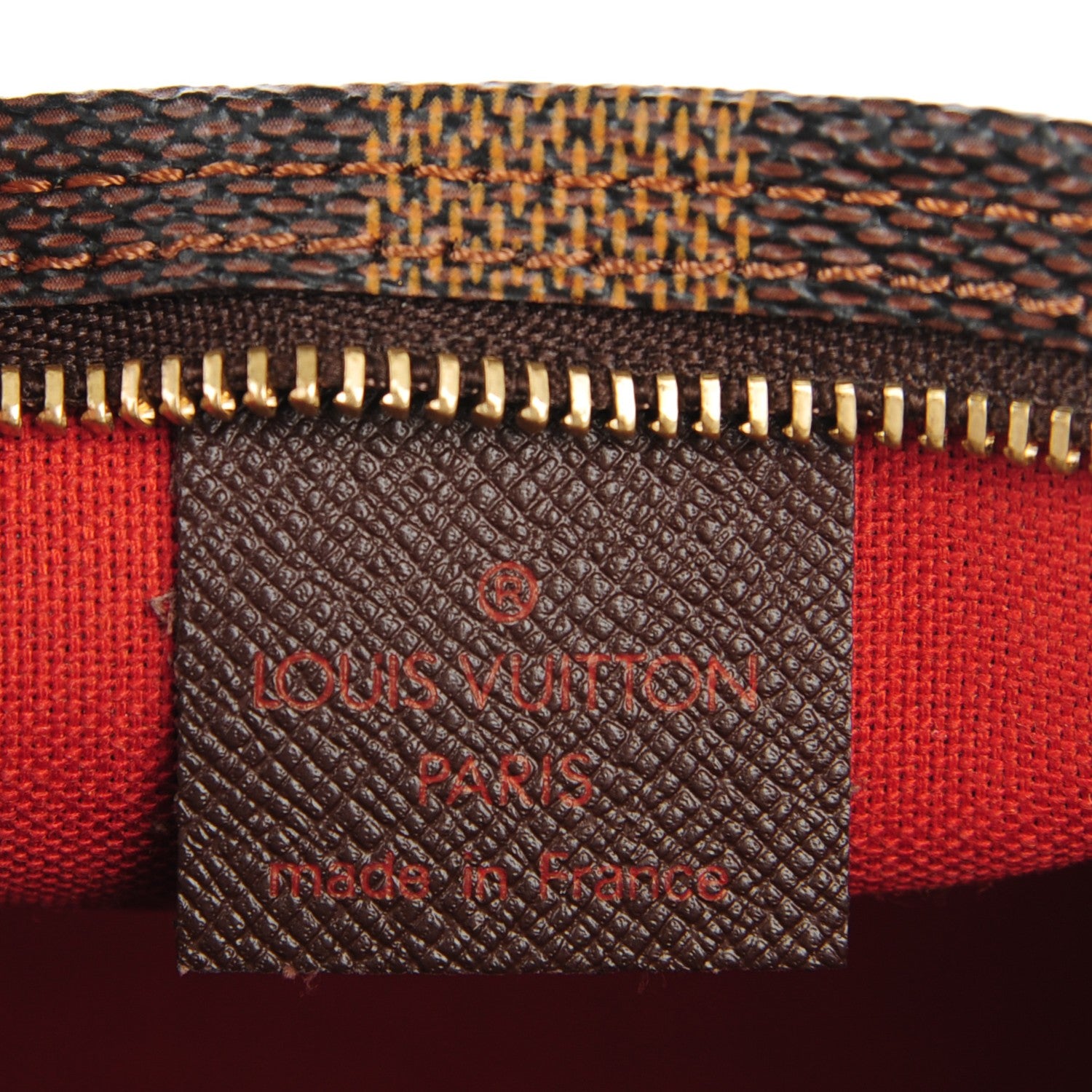 Louis Vuitton Damier Ebene Trousse Make Up Bag Pochette 6 of 7
