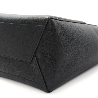 Celine Soft Grained Calfskin Sangle Bucket Bag Black 8 of 9