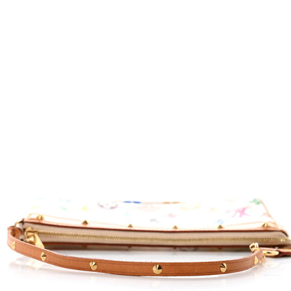 Louis Vuitton Monogram Multicolor Pochette Accessories White 9 of 9