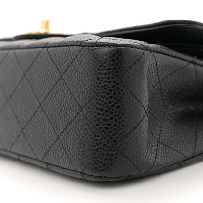 Chanel Caviar Quilted Medium Double Flap Black 10 of 11