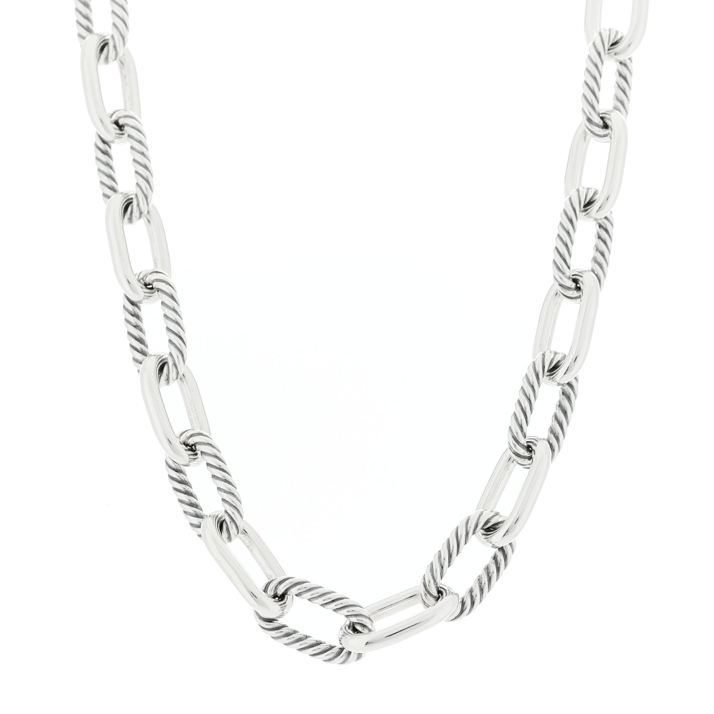 Sterling Silver 11mm Madison Chain Necklace