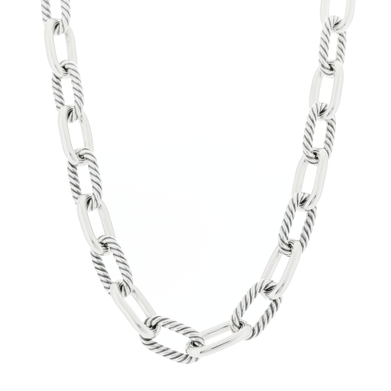 David Yurman Sterling Silver 11mm Madison Chain Necklace 3 of 5