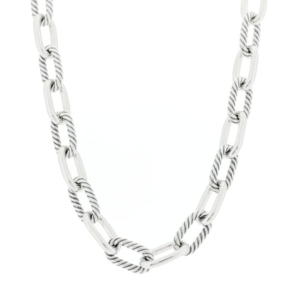 David Yurman Sterling Silver 11mm Madison Chain Necklace 3 of 5