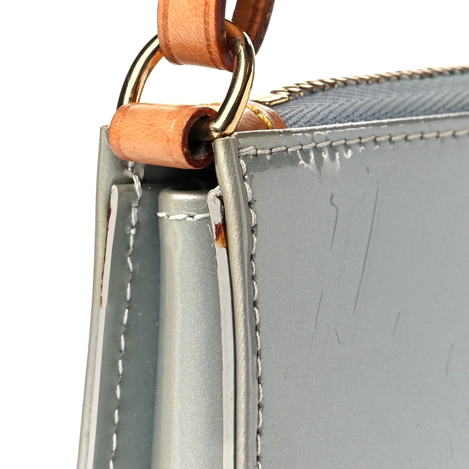 Louis Vuitton Vernis Lexington Pochette Silver 13 of 13