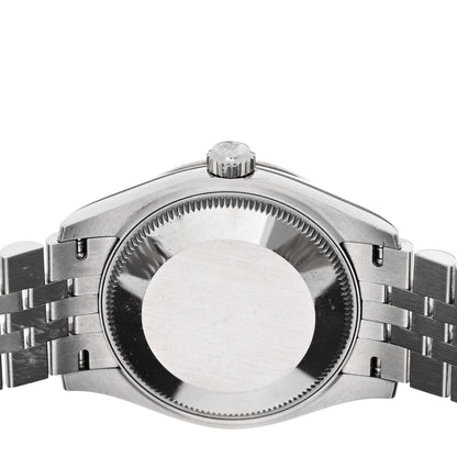 Rolex Stainless Steel 18K White Gold 31mm Oyster Perpetual Datejust Watch Silver 278274 4 of 5