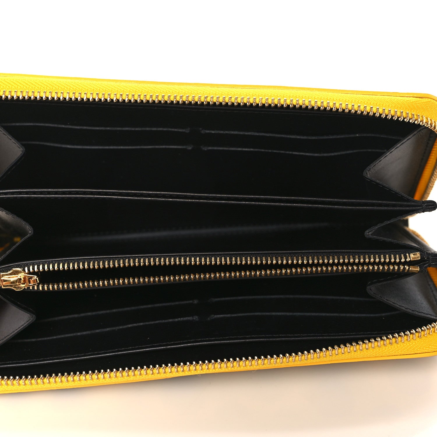 Louis Vuitton Vernis Kusama Infinity Dots Zippy Wallet Yellow 5 of 6