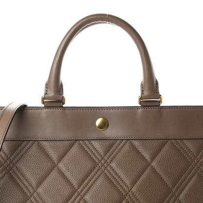 Mulberry Small Classic Grain Quilted Marylebone Tote Clay 9 of 9