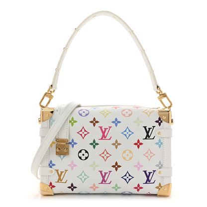 Louis Vuitton LV x TM Cowhide Monogram Multicolor Side Trunk MM White 1 of 10
