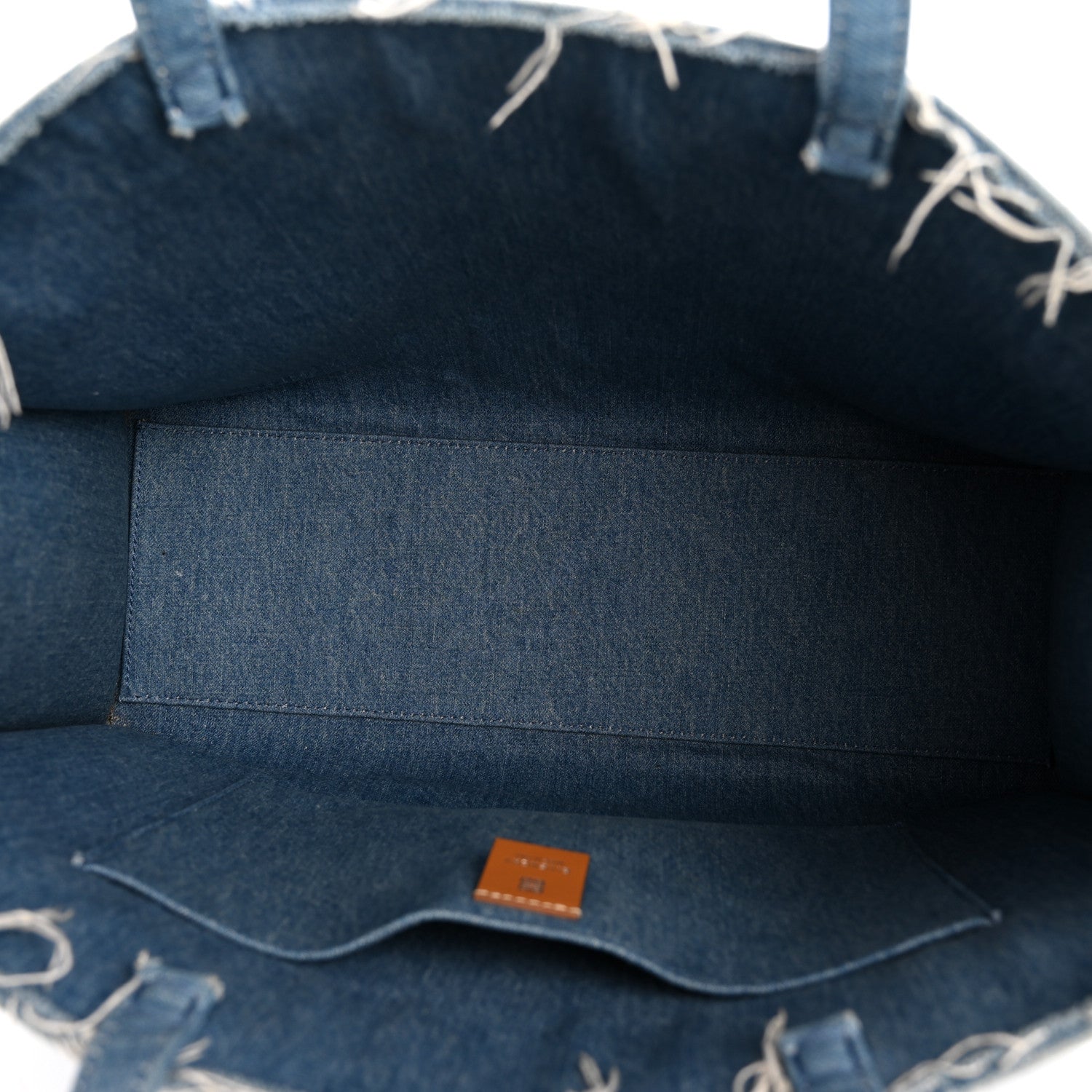 Givenchy Denim Logo Shopping Tote Light Blue 5 of 10