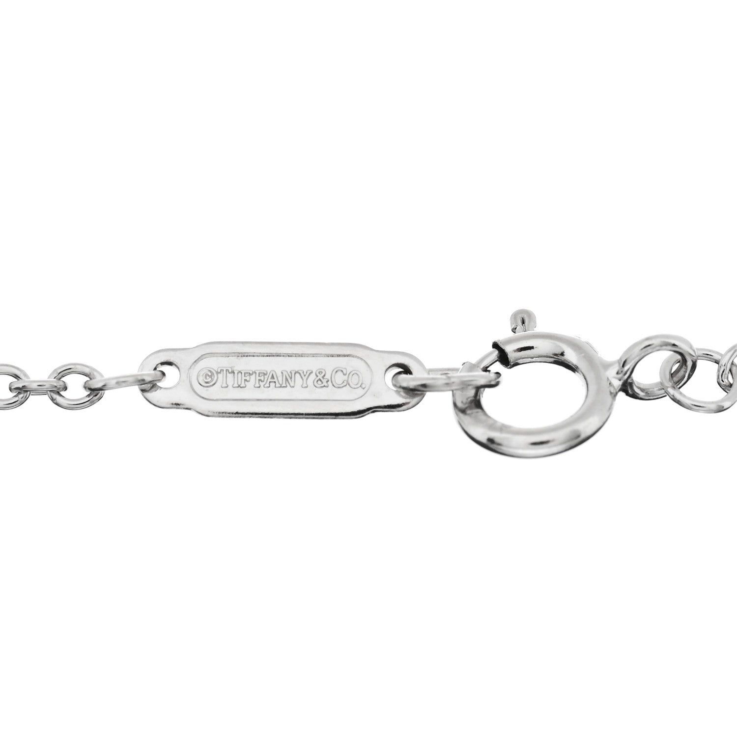 Tiffany 18K White Gold Diamond Atlas Bar Pierced Bracelet 3 of 3