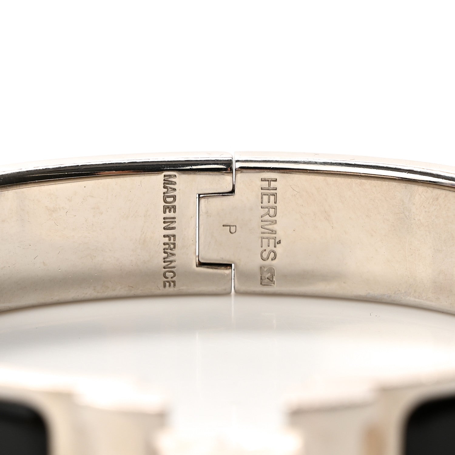 Hermes Enamel Narrow Clic Clac H Bracelet PM Black 4 of 6