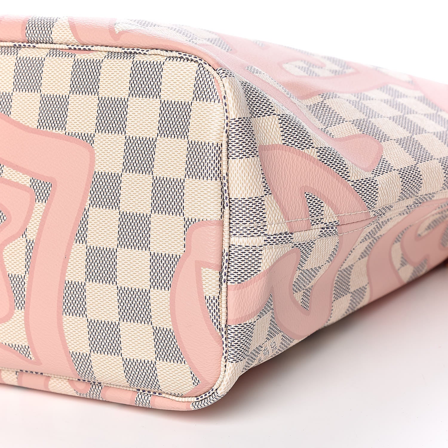 Louis Vuitton Damier Azur Tahitienne Neverfull MM 12 of 12