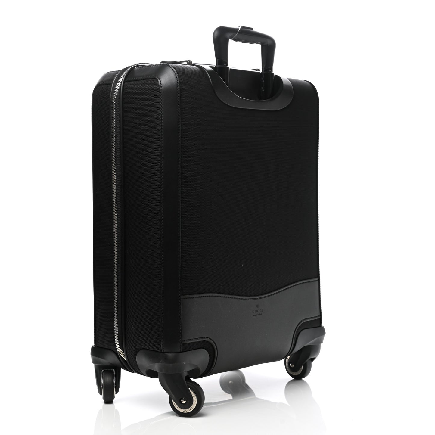Techno Canvas Web Wheeled Carry-On Black