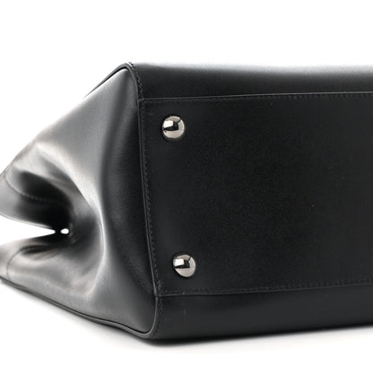 Salvatore Ferragamo Calfskin Vara Bow Chain Tote Black 10 of 11