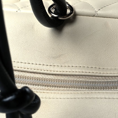 Chanel Calfskin Quilted Large Cambon Multipocket Reporter White 16 of 22