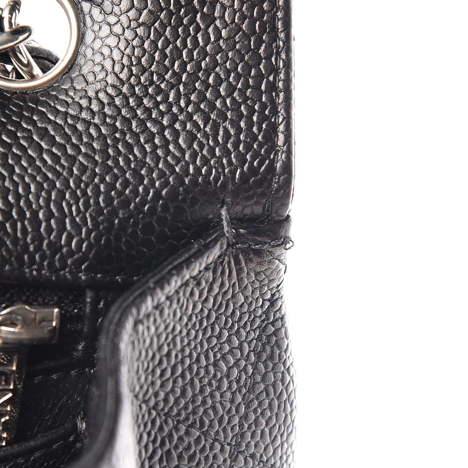 Chanel Caviar Quilted Jumbo Single Flap Black 10 of 11